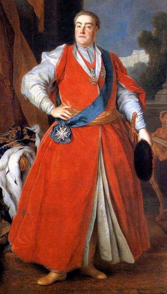 Louis de Silvestre Portrait of King August III in Polish costume oil painting image